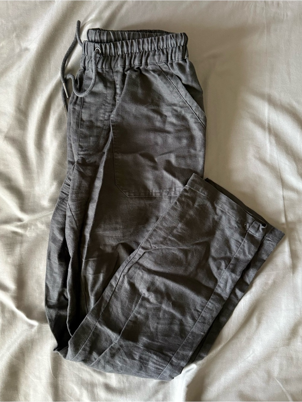 QUINCE Cotton Linen Twill Straight Leg Pant - Picture 7 of 12